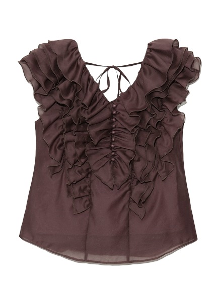 Summer Women's New Fashion Fungus Solid Color V-Neck Sleeveless Sweatshirt - Imagen 10 de 11