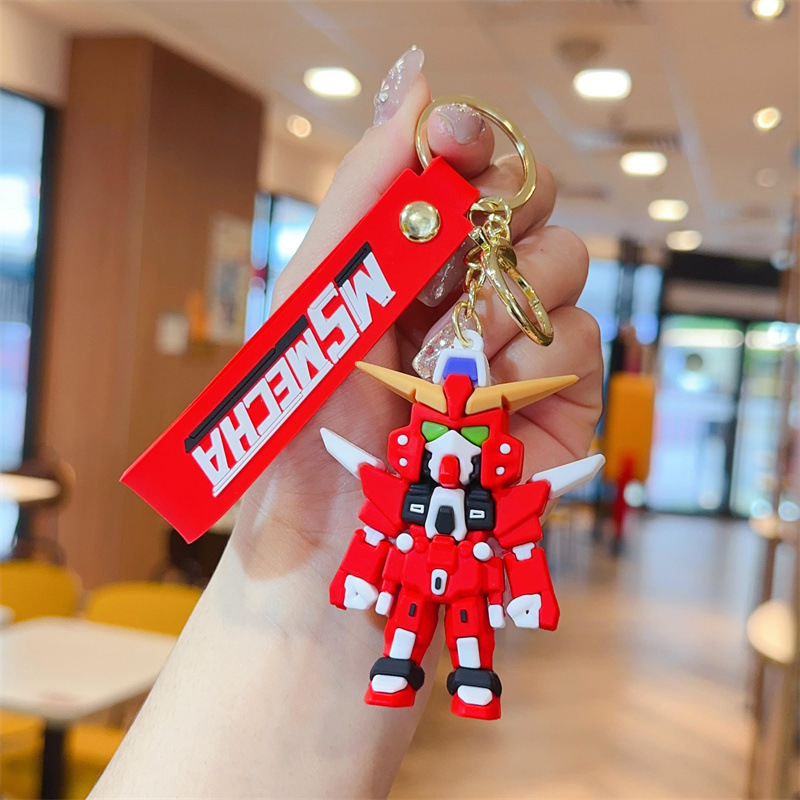 Gundam Mobile Warrior Toy Car Robot Keychain Ring Chain Hanging Gift - Picture 22 of 25
