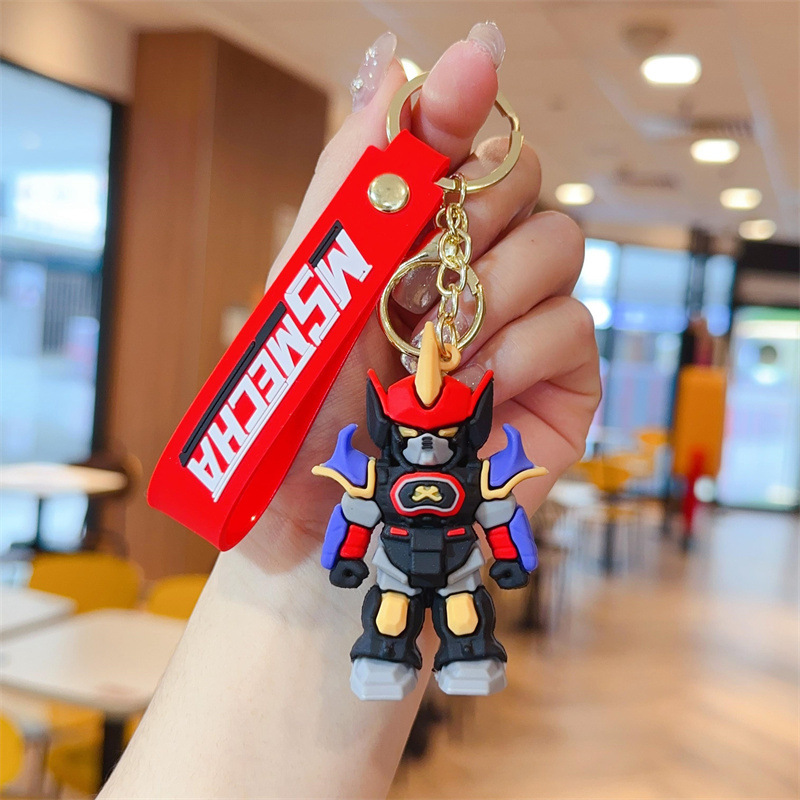 Gundam Mobile Warrior Toy Car Robot Keychain Ring Chain Hanging Gift - Picture 23 of 25