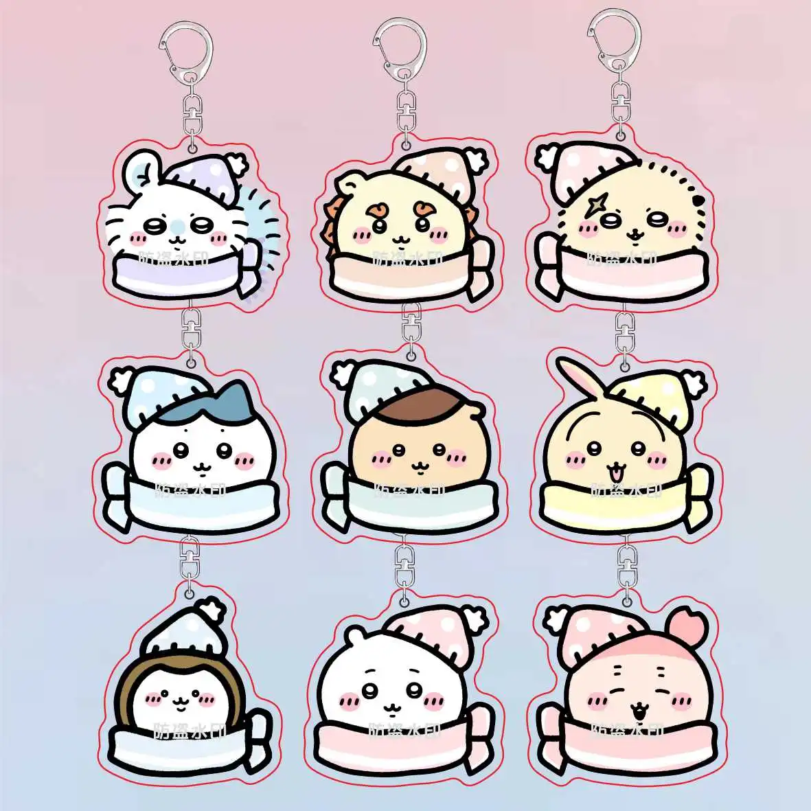 Anime Chiikawa Hachiware Cute Toy Acrylic Keychain Pendant Decor Gift - Picture 20 of 20