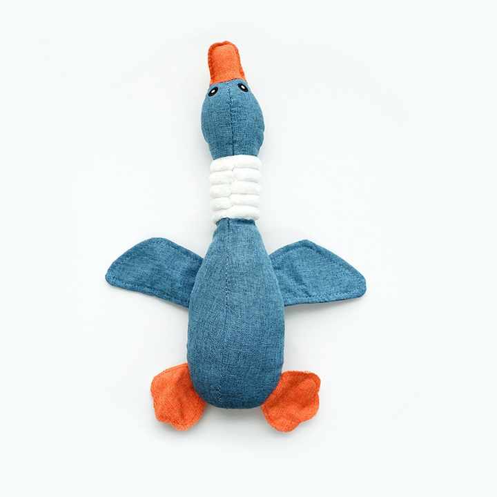 Pet Dog Toys For Aggressive Chewers Indestructible Large Breed And Squeaky Geese - Picture 7 of 9