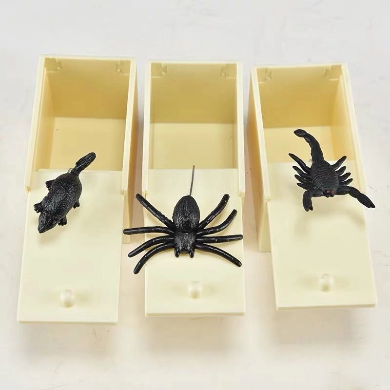 Funny Prank Mouse Scorpion Scare Box Halloween Gifts Trick Treat Joke  Nlj.t2