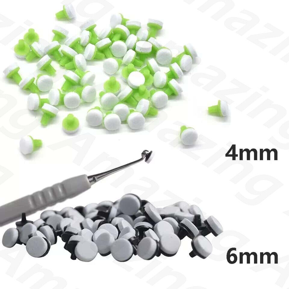 Almohadillas de espuma de chapa blanca brillante de cura ligera de resina compuesta dental estética híbrida - Imagen 13 de 14