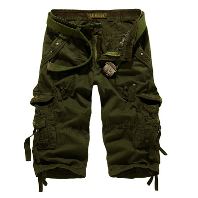 Mens Tactical Military Combat Cargo Shorts Trousers Casual Camo Army Half Pants - Picture 7 of 8