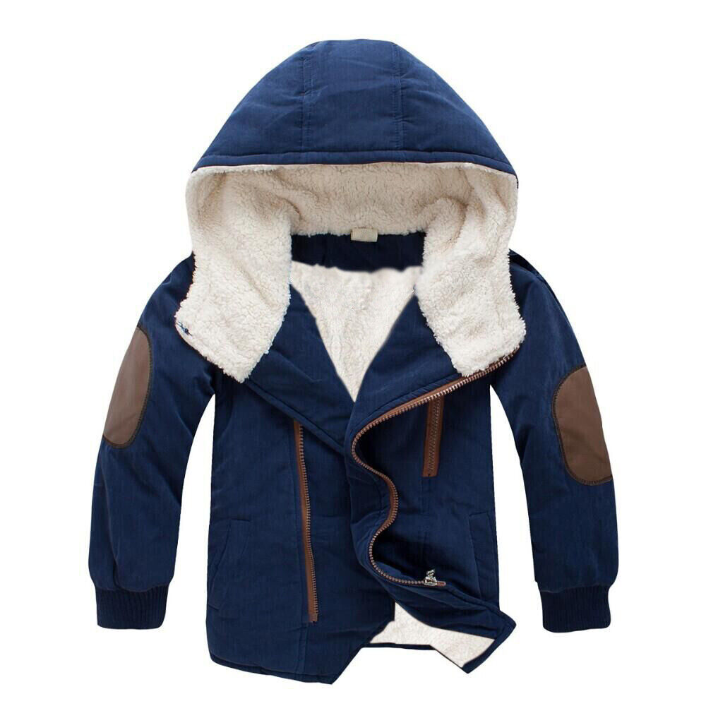Winter Kids Girls Boys Warm fashion Coat Parka Outwear Jacket Coats Hooded Down - Picture 3 of 14