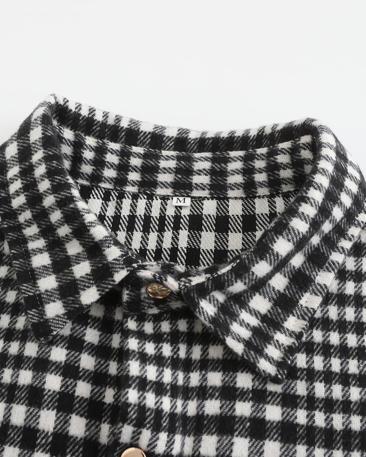 Mens Casual Cotton Plaid Shirts Long Sleeve Button-Down Flannel Overshirt Jacket - Picture 27 of 112