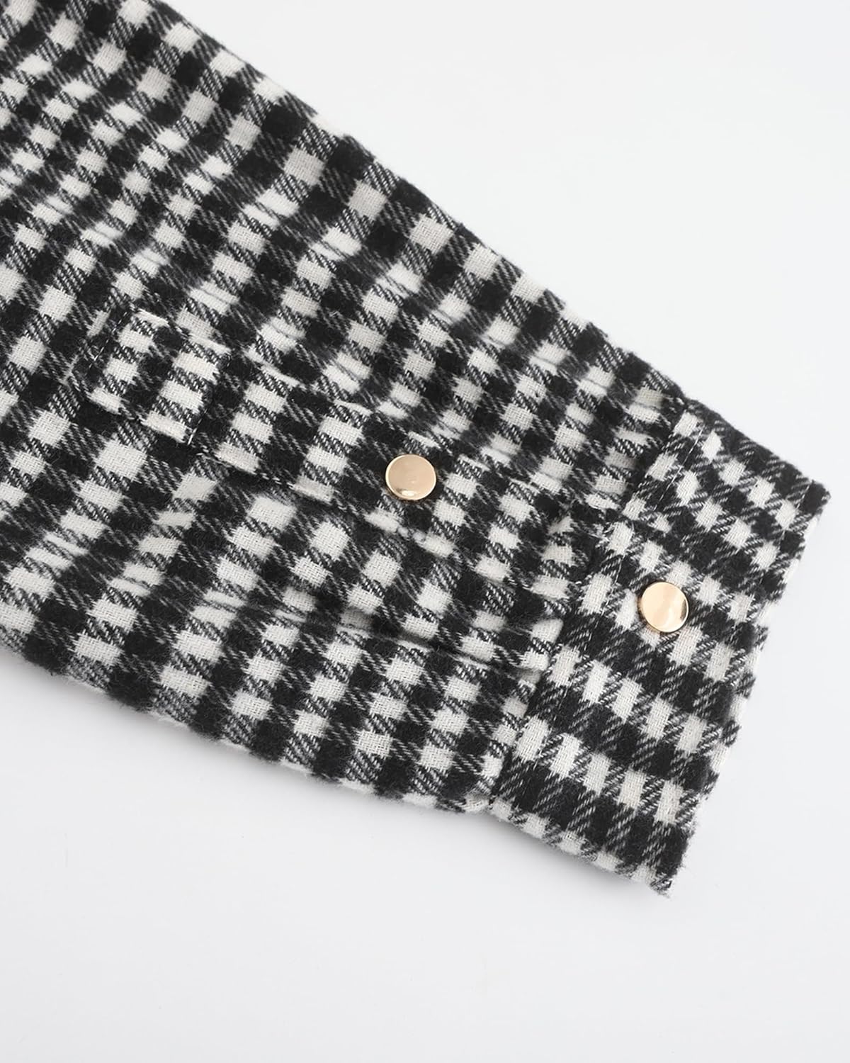 Mens Casual Cotton Plaid Shirts Long Sleeve Button-Down Flannel Overshirt Jacket - Picture 29 of 112