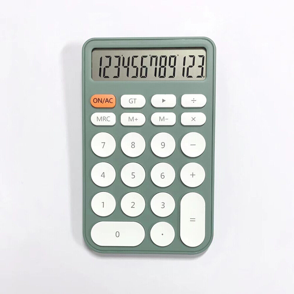 Desktop Calculator School Office Large Digits Colorful Stylish Portable Sleek - Picture 18 of 18