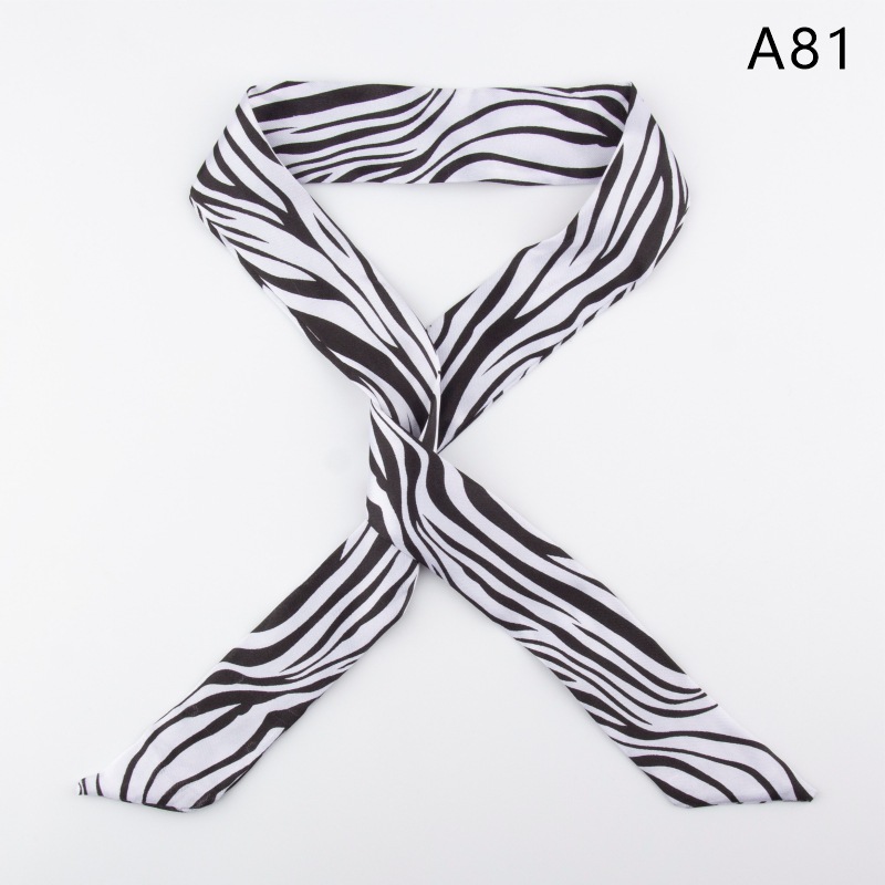 2pcs Skinny Long Silk Scarf Satin Ribbon Neck Tie Handle Bag Ribbons Headband - Picture 82 of 82