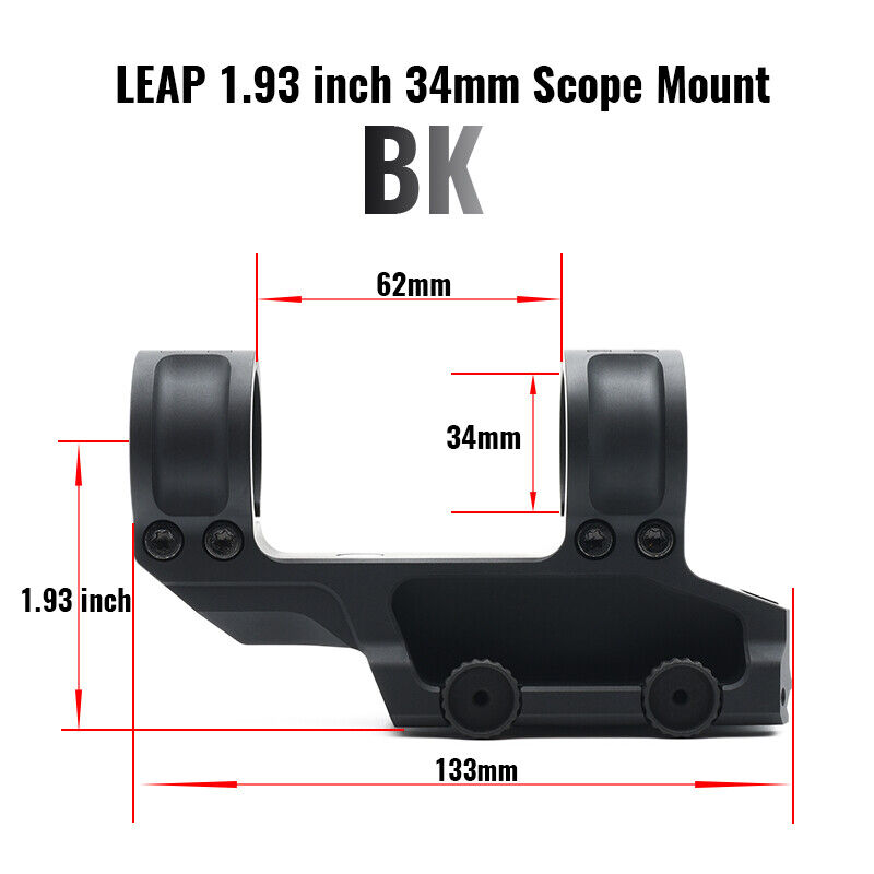 SCALAR Type LEAP 30mm/34mm scope Mount 1.54" / 1.93" Height 20mm Picatinny Rail