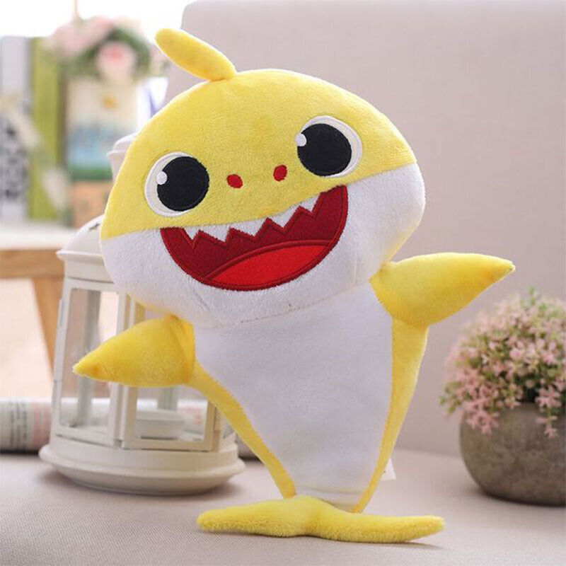 2024 Sing and Light Cartoon Baby Shark Stuffed Toys Kids Plush Toy Party Kids AD - Picture 16 of 16