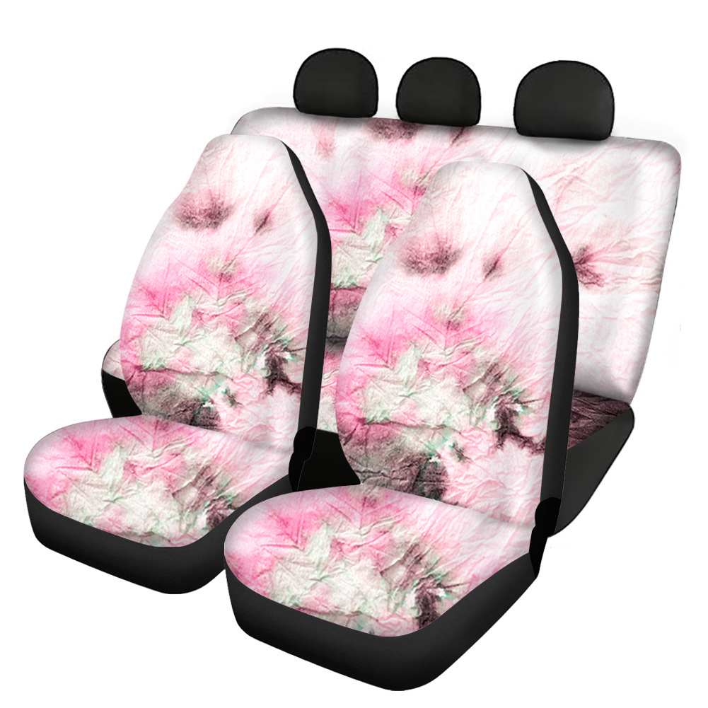 Bandhnu Gradient Printing Universal Front Rear Car Seat Cover 4 Pack Full Set - Picture 10 of 10