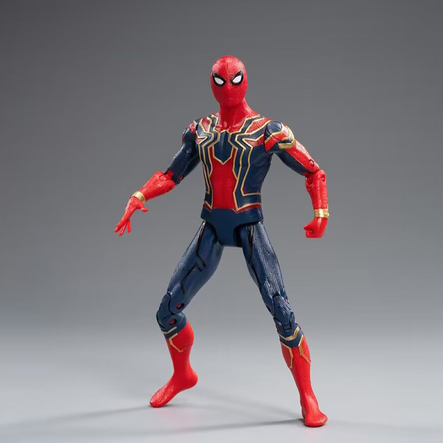 Figura modelo juguete 2025 Avengers Infinity War Heroes Spider-Man Alliance hecha a mano - Imagen 12 de 16
