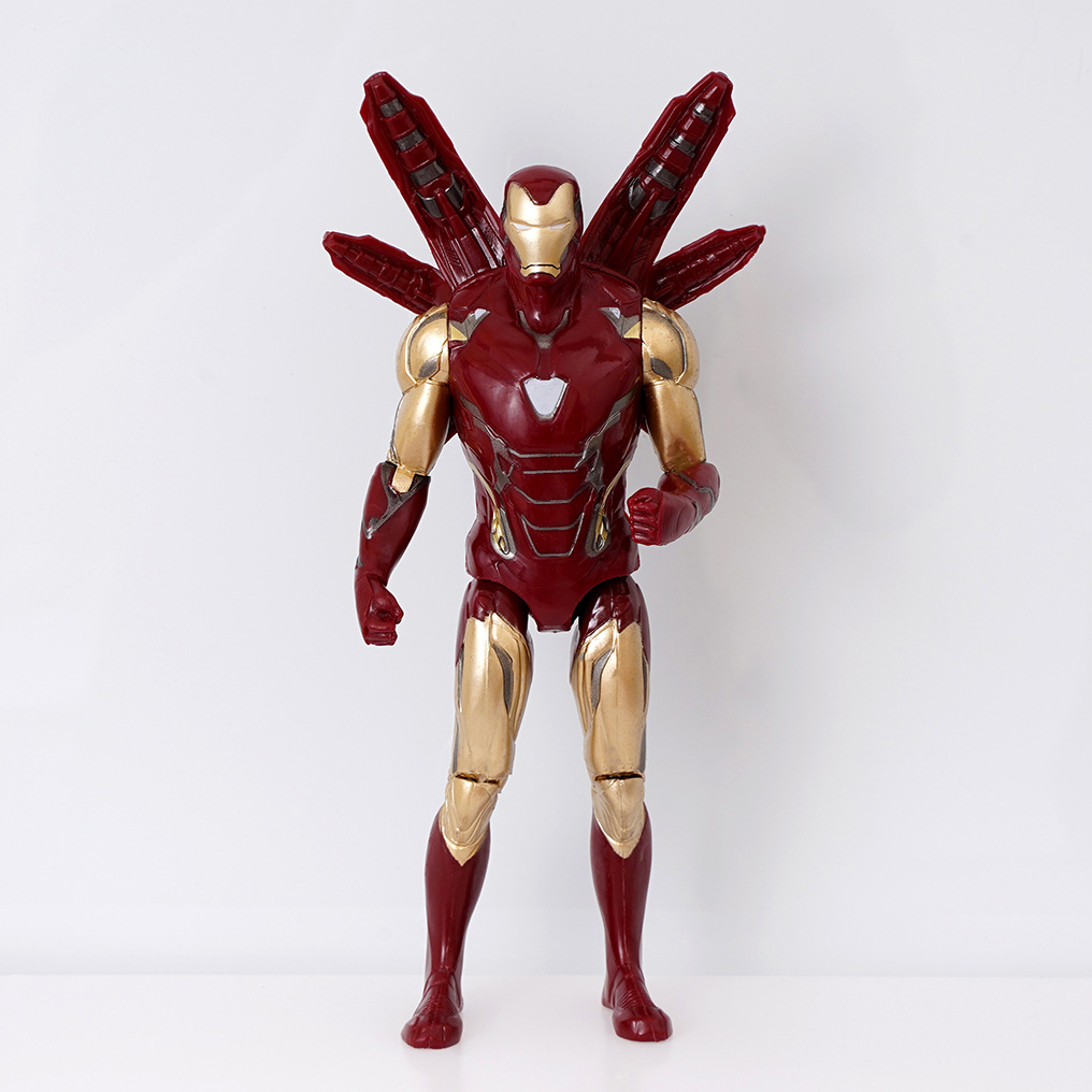 Figura modelo juguete 2025 Avengers Infinity War Heroes Spider-Man Alliance hecha a mano - Imagen 14 de 16