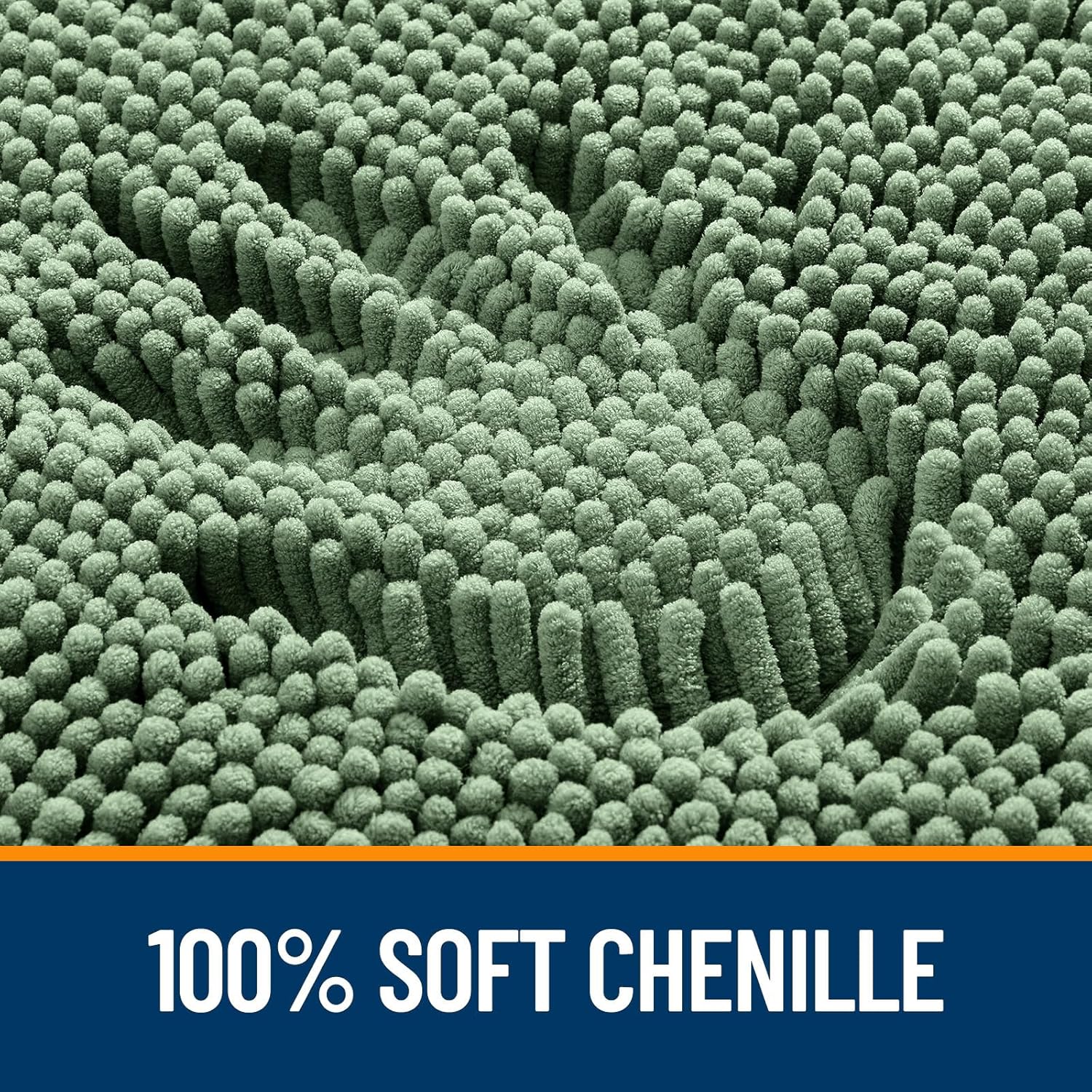 Extra Soft Absorbent Chenille Bath Rugs, Rubber Backing Quick Dry Bathroom Rugs - Picture 104 of 293