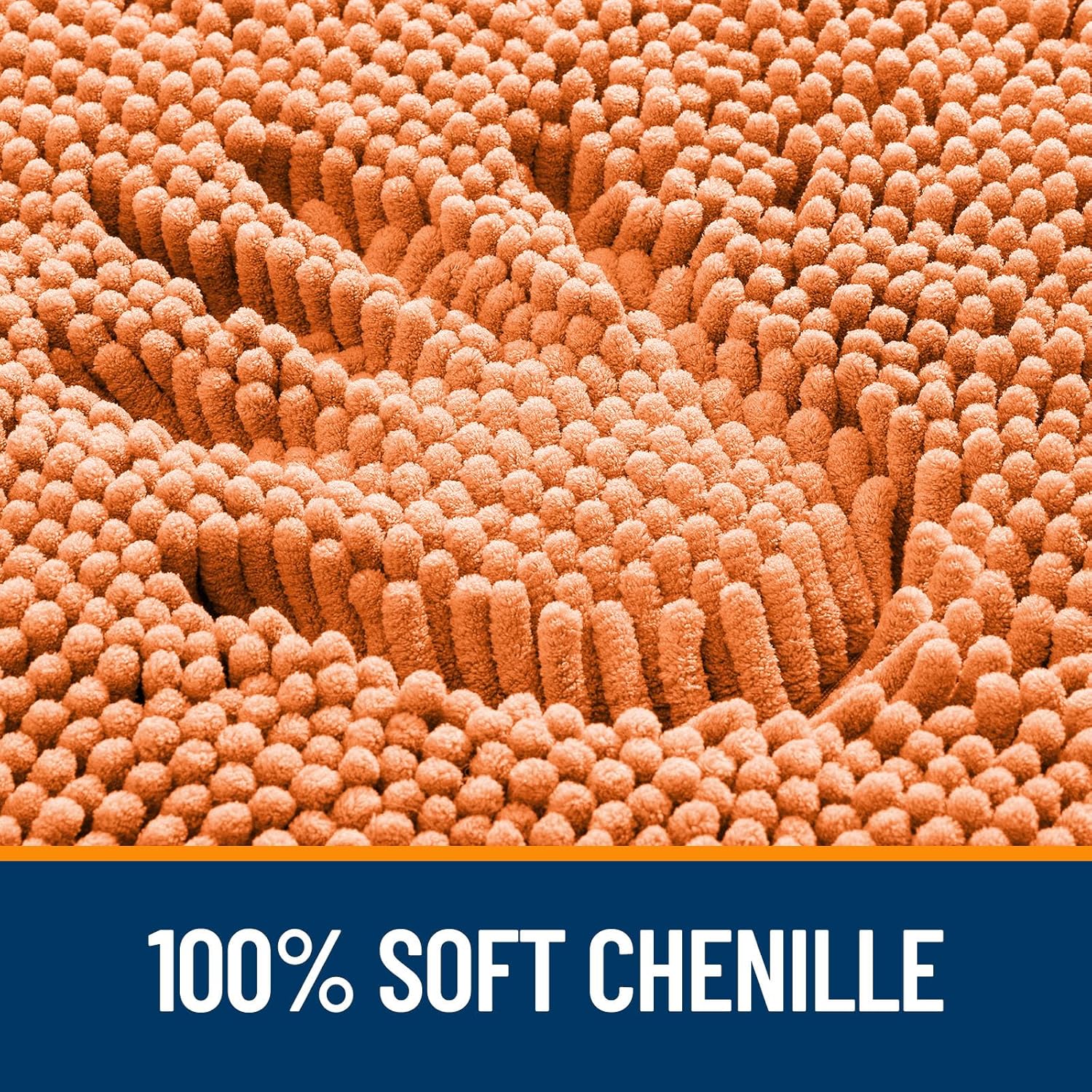Extra Soft Absorbent Chenille Bath Rugs, Rubber Backing Quick Dry Bathroom Rugs - Picture 112 of 293