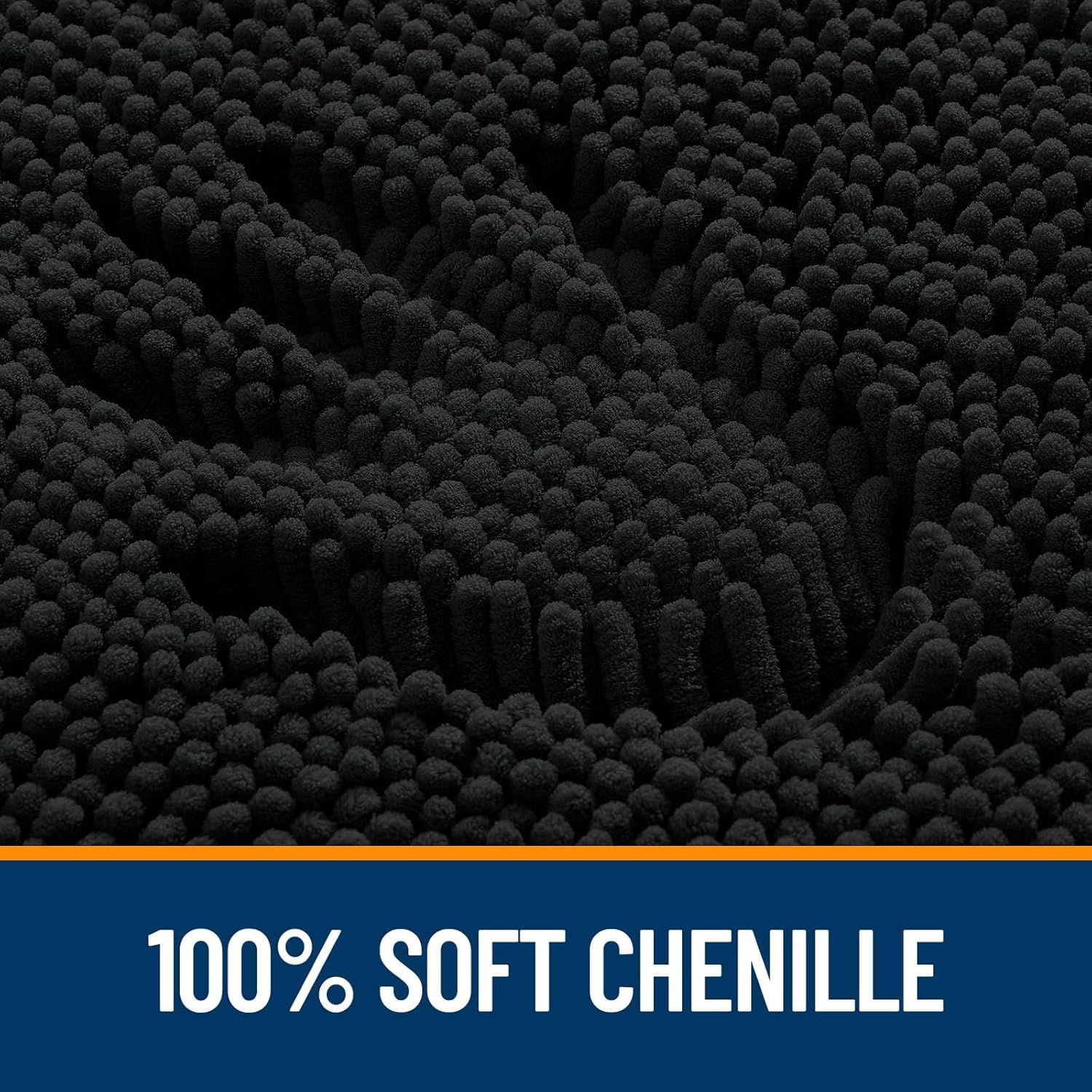 Extra Soft Absorbent Chenille Bath Rugs, Rubber Backing Quick Dry Bathroom Rugs - Picture 145 of 293