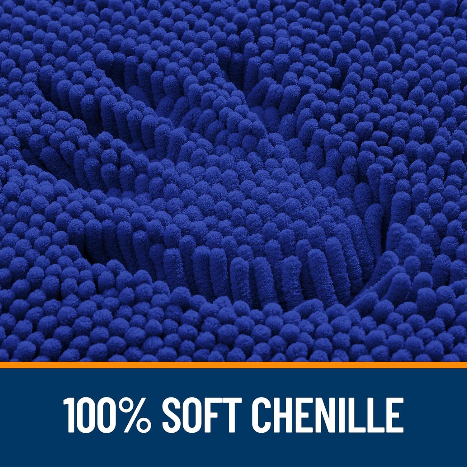Extra Soft Absorbent Chenille Bath Rugs, Rubber Backing Quick Dry Bathroom Rugs - Picture 172 of 293