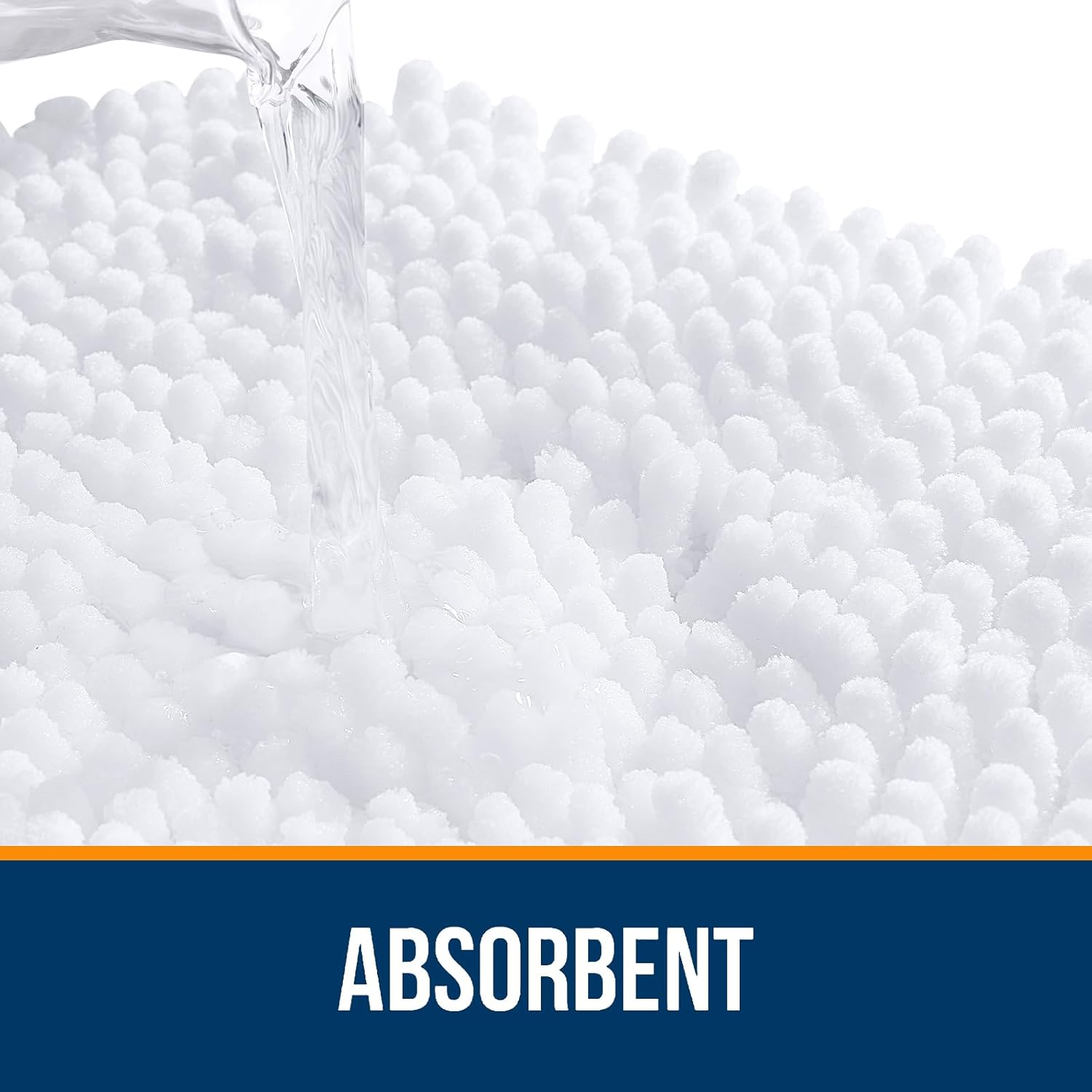 Extra Soft Absorbent Chenille Bath Rugs, Rubber Backing Quick Dry Bathroom Rugs - Picture 218 of 293