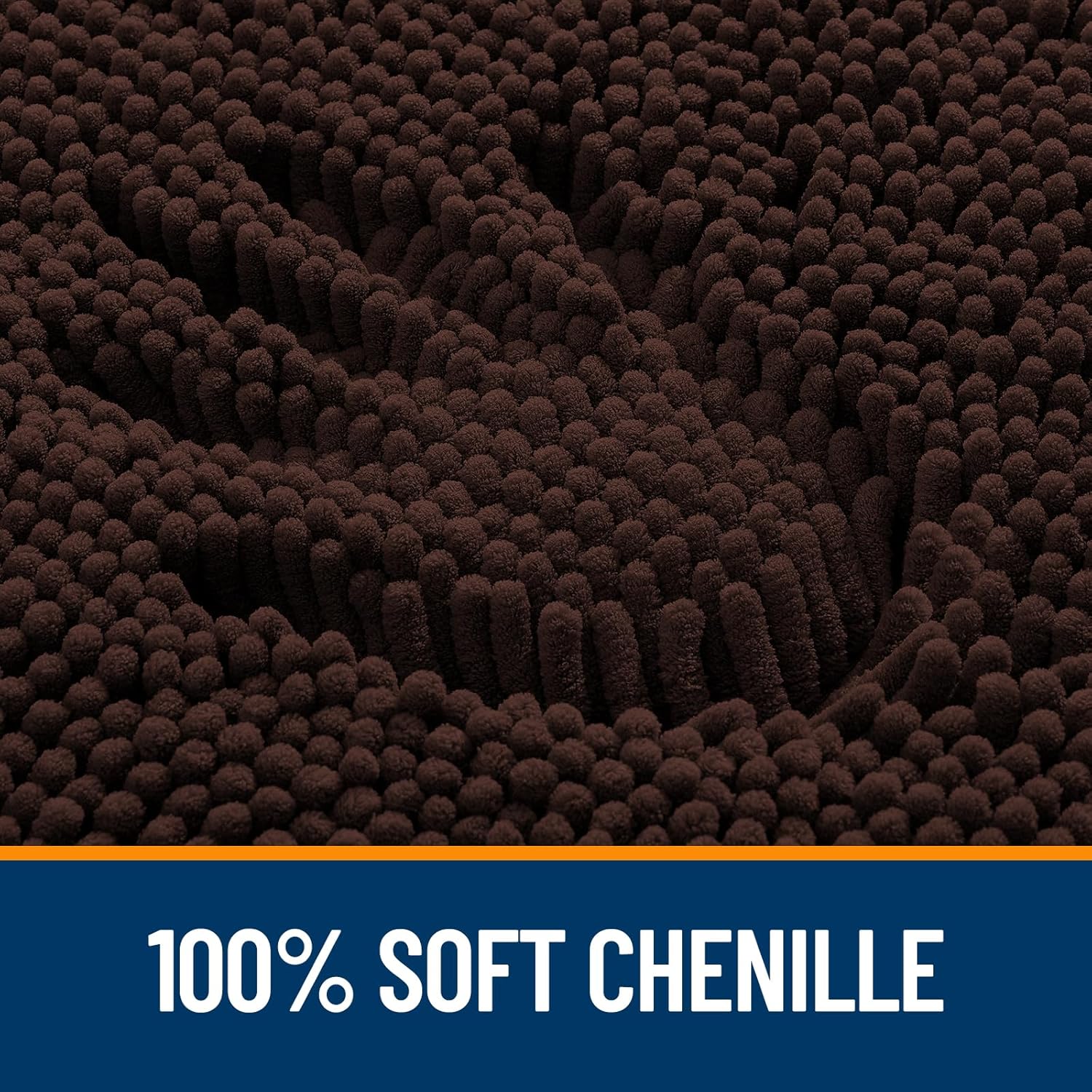 Extra Soft Absorbent Chenille Bath Rugs, Rubber Backing Quick Dry Bathroom Rugs - Picture 244 of 293