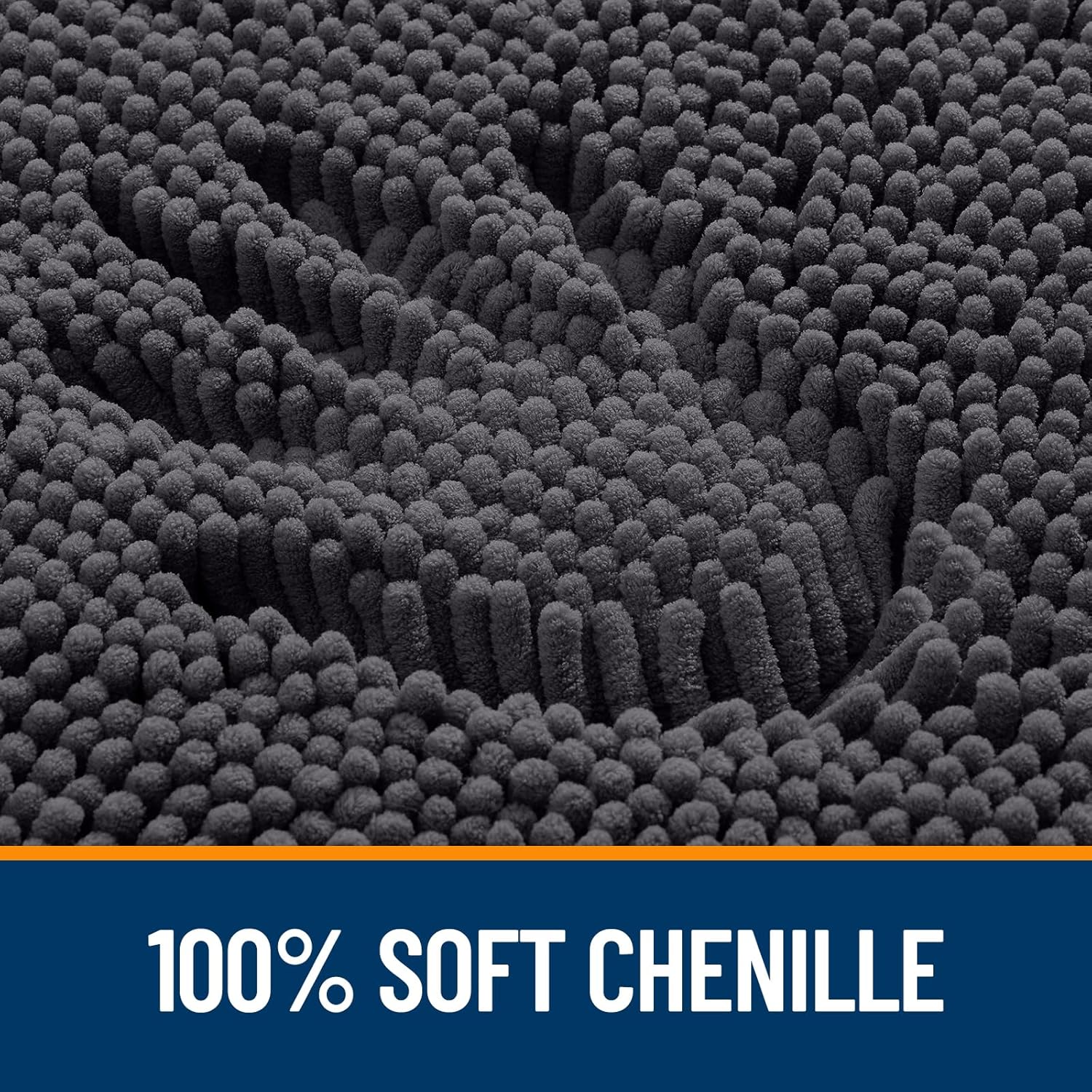 Extra Soft Absorbent Chenille Bath Rugs, Rubber Backing Quick Dry Bathroom Rugs - Picture 271 of 293