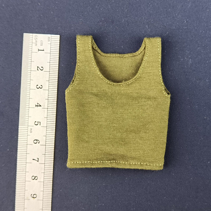 1/6 female soldier vest 30CM doll toy clothes 12 inch solid color figurine top - Picture 19 of 26