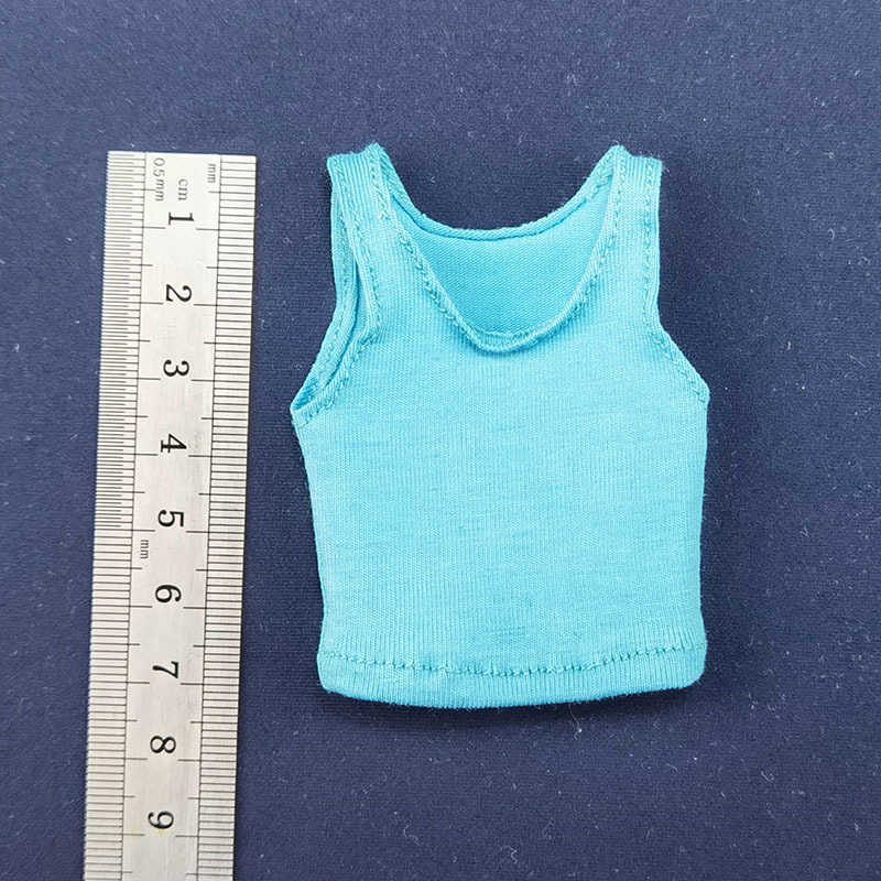 1/6 female soldier vest 30CM doll toy clothes 12 inch solid color figurine top - Picture 25 of 26