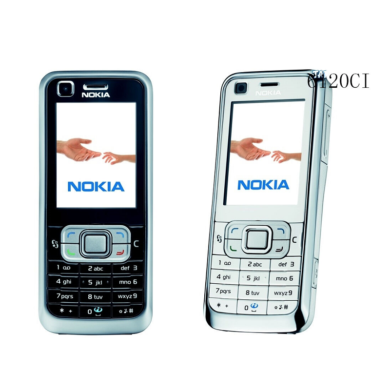 Nokia 6120 Cellular Phone 3G GSM Unlocked GSM keyboard Simple Cellphones - Afbeelding 1 van 20