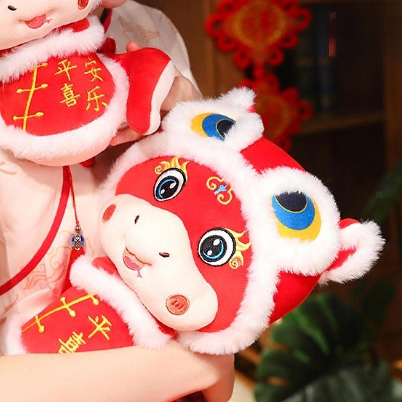 Chinese New Year Snake Plush Toy Gift 2025 New Year Ornament for Celebration - Picture 31 of 46