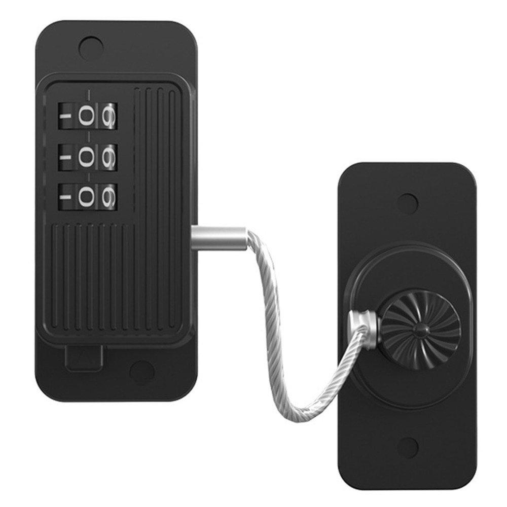 Refrigerator Combination Lock Household Safety Sliding Door Lock for Kids Babies - Picture 15 of 15