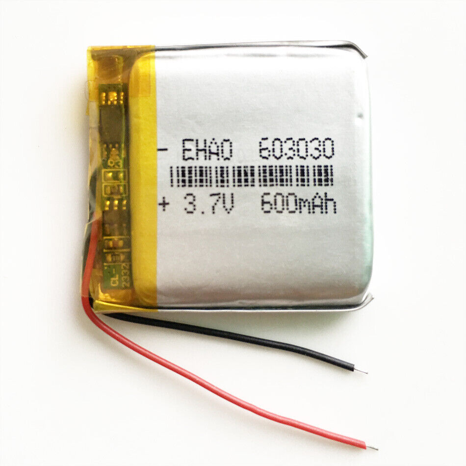1-5 PCS 600mAh 3.7V 603030 Lipo Polymer Battery For MID DVD GPS Camera Bluetooth - Picture 13 of 14