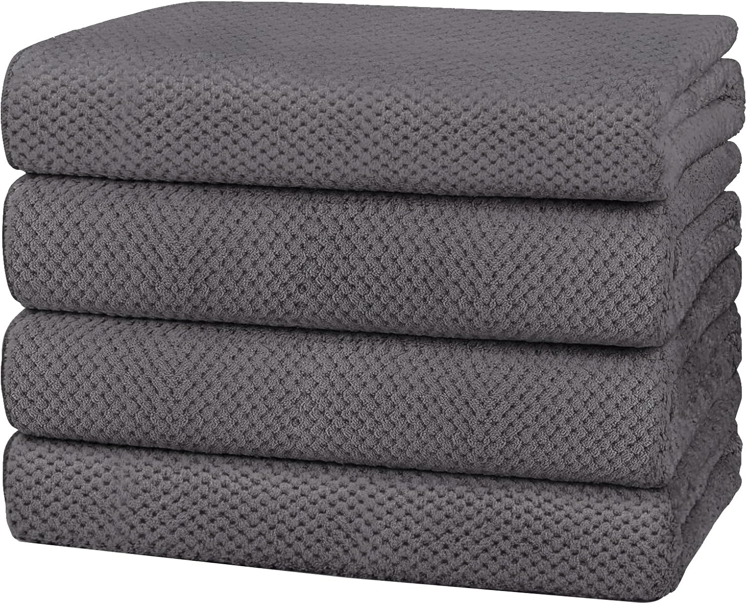 30 x 60 In Pack of 4 Bath Towel Set Large Microfiber Bath Towels for Daily Use - Bild 33 von 63