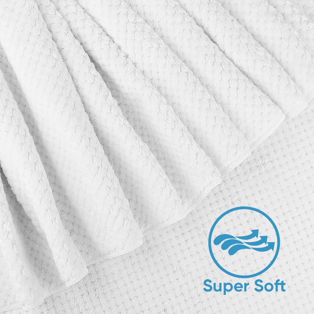 30 x 60 In Pack of 4 Bath Towel Set Large Microfiber Bath Towels for Daily Use - Bild 58 von 63