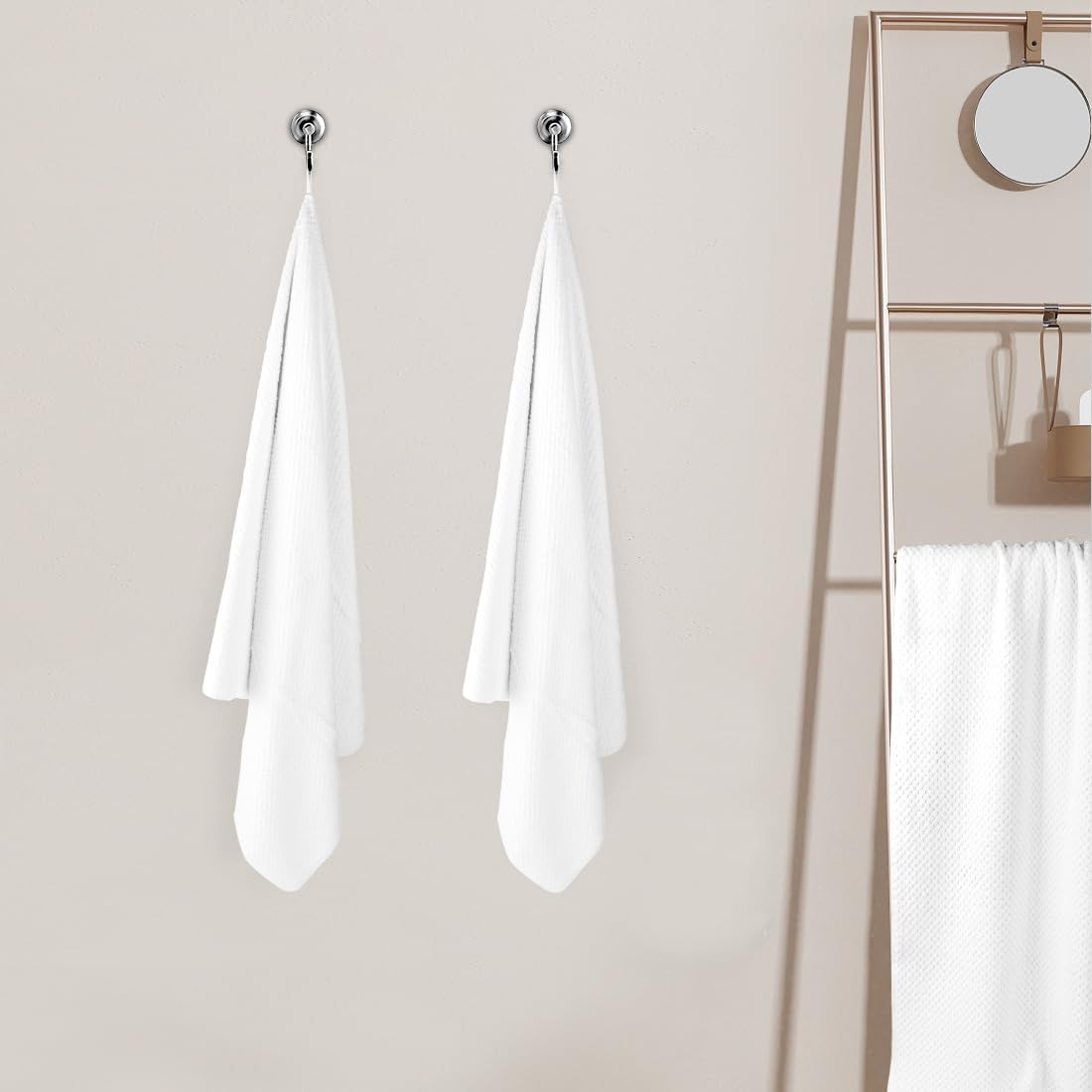 30 x 60 In Pack of 4 Bath Towel Set Large Microfiber Bath Towels for Daily Use - Bild 62 von 63