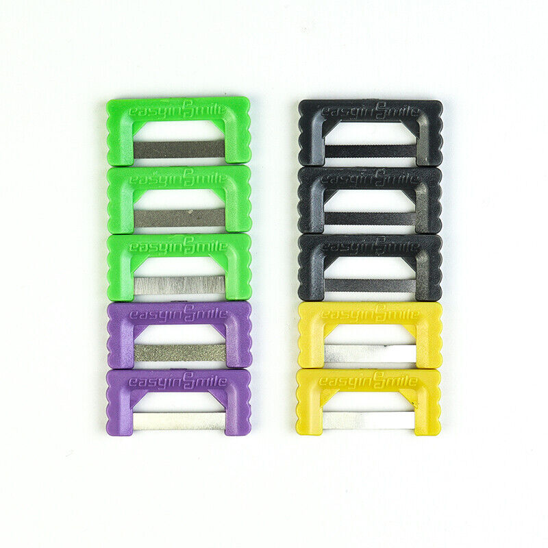 Dental Orthodontic Ipr/ir Kit Interproximal Reduction Strips Polishing Saw 10Pcs