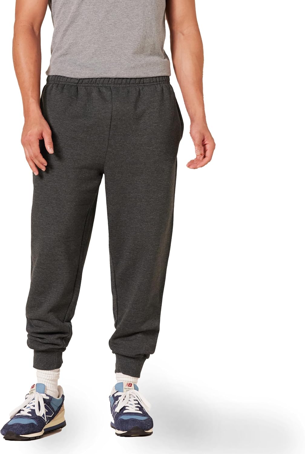 Men's Joggers Sweatpants Fleece Comfortable Fit - Picture 30 of 37