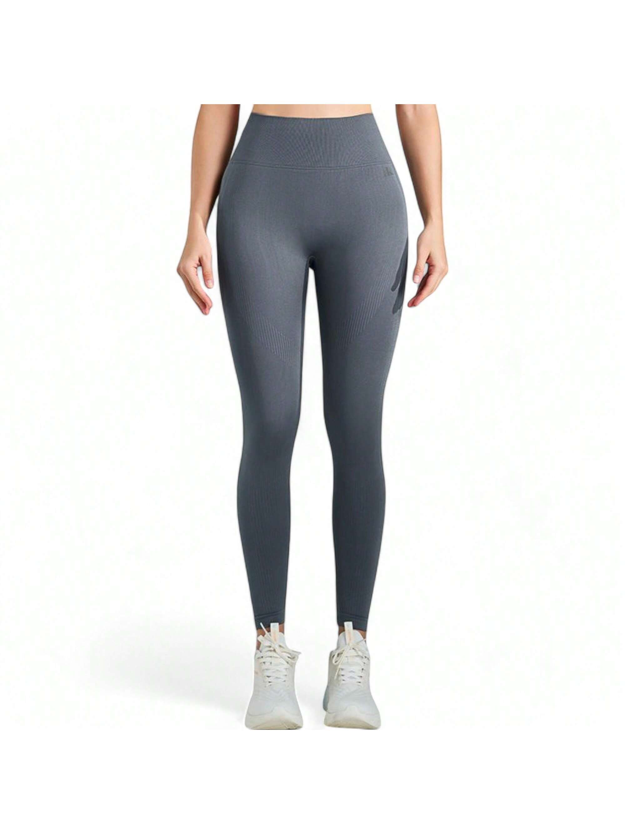 Women's High Waist Seamless Ribbed Leggings With Stretch Fit - Picture 27 of 29