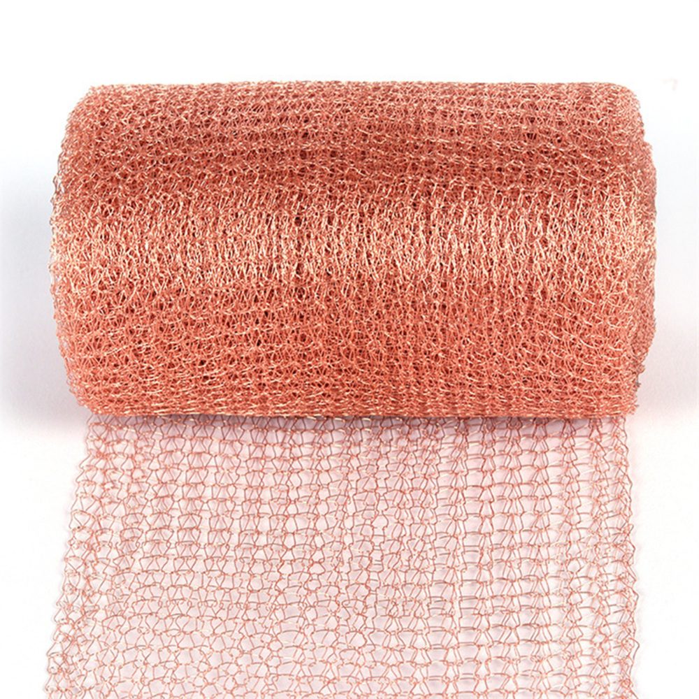 Pure Copper Mesh Rodent Pest Control Fine Wire Mesh Roll for Mouse Hole Filler