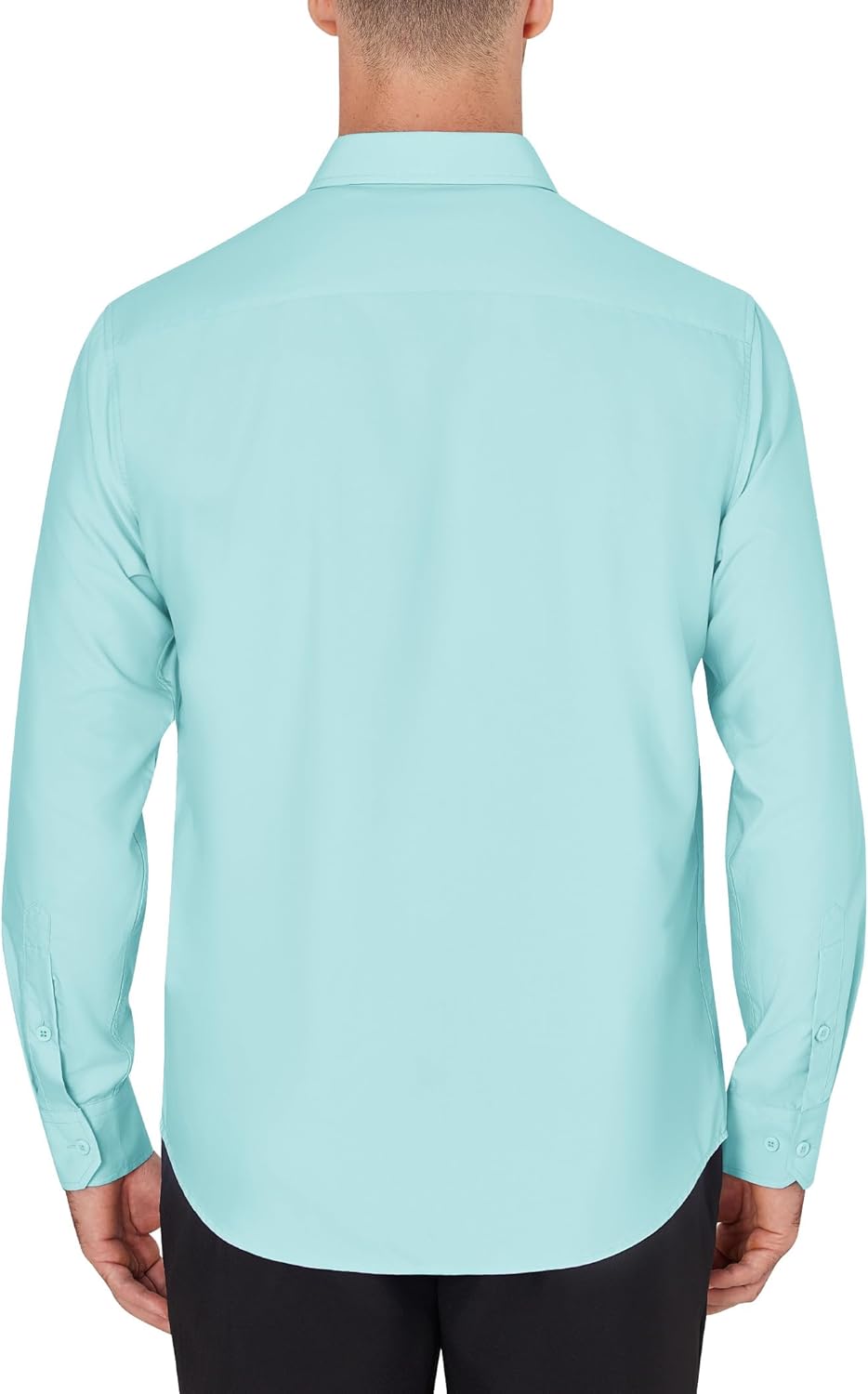 Men's Dress Shirts Wrinkle Free Long Sleeve Formal Shirt Solid Button Down Shirt - Picture 32 of 126