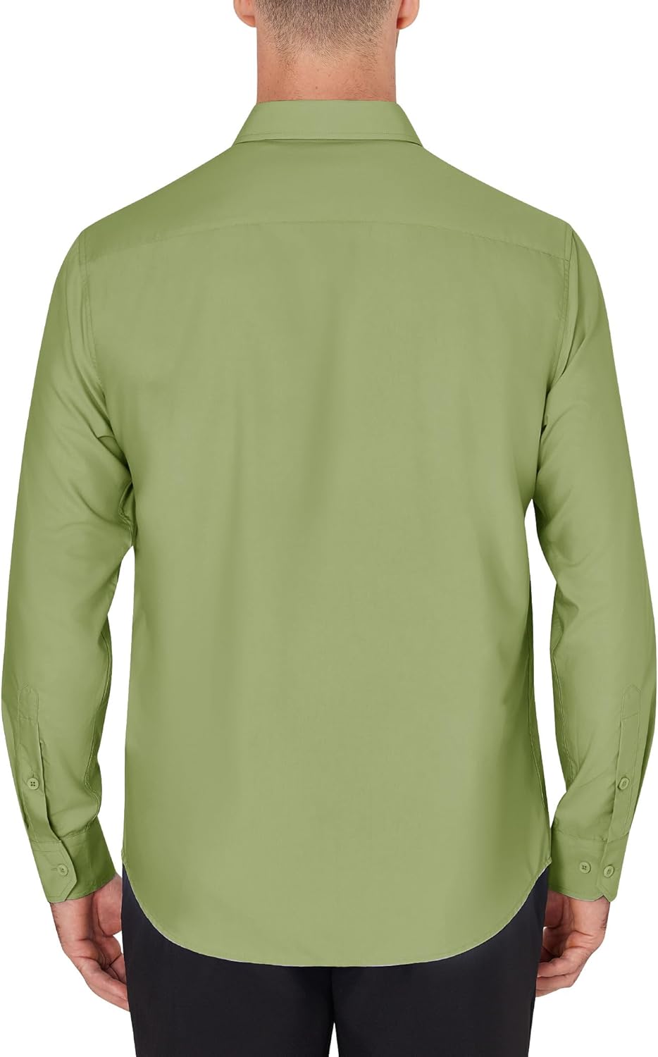 Men's Dress Shirts Wrinkle Free Long Sleeve Formal Shirt Solid Button Down Shirt - Picture 68 of 126