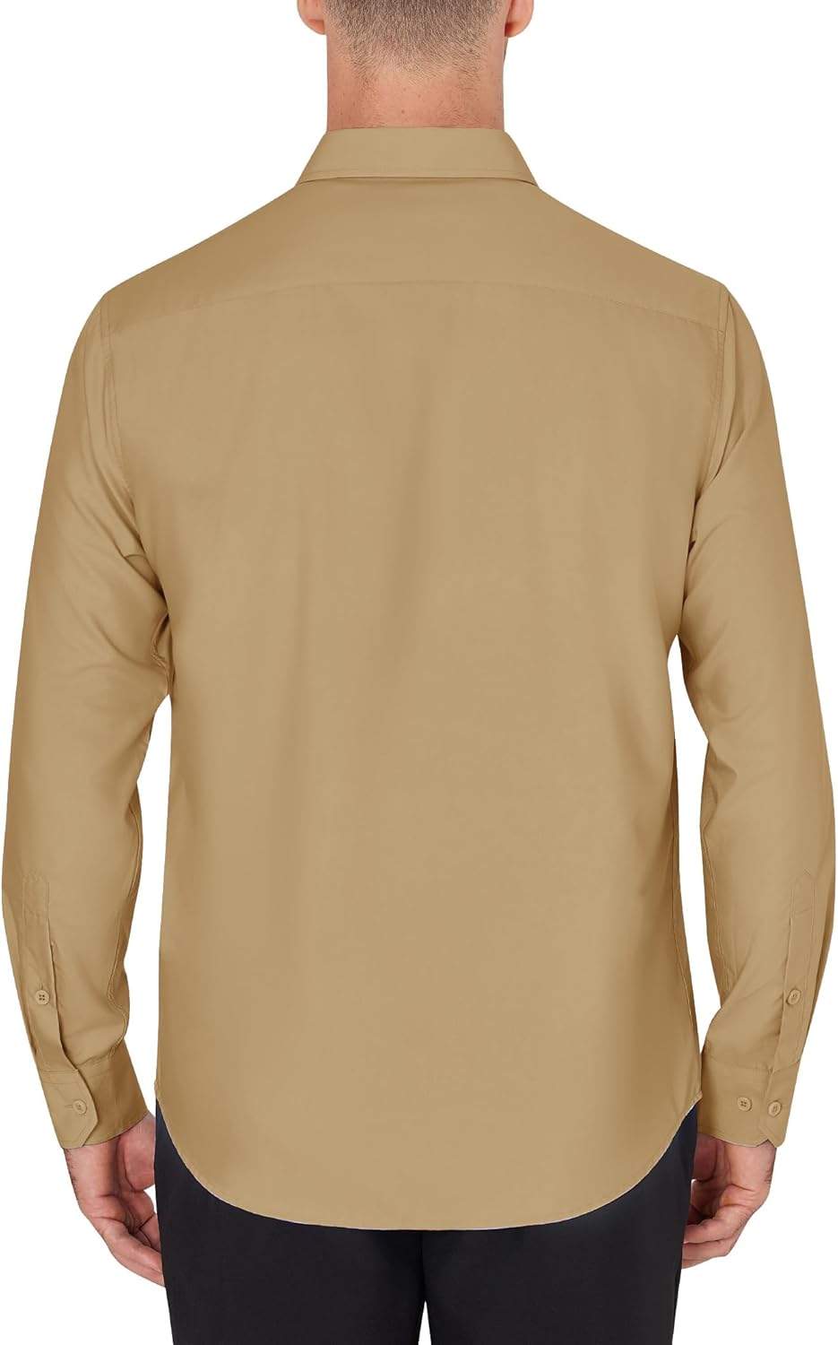 Men's Dress Shirts Wrinkle Free Long Sleeve Formal Shirt Solid Button Down Shirt - Picture 74 of 126
