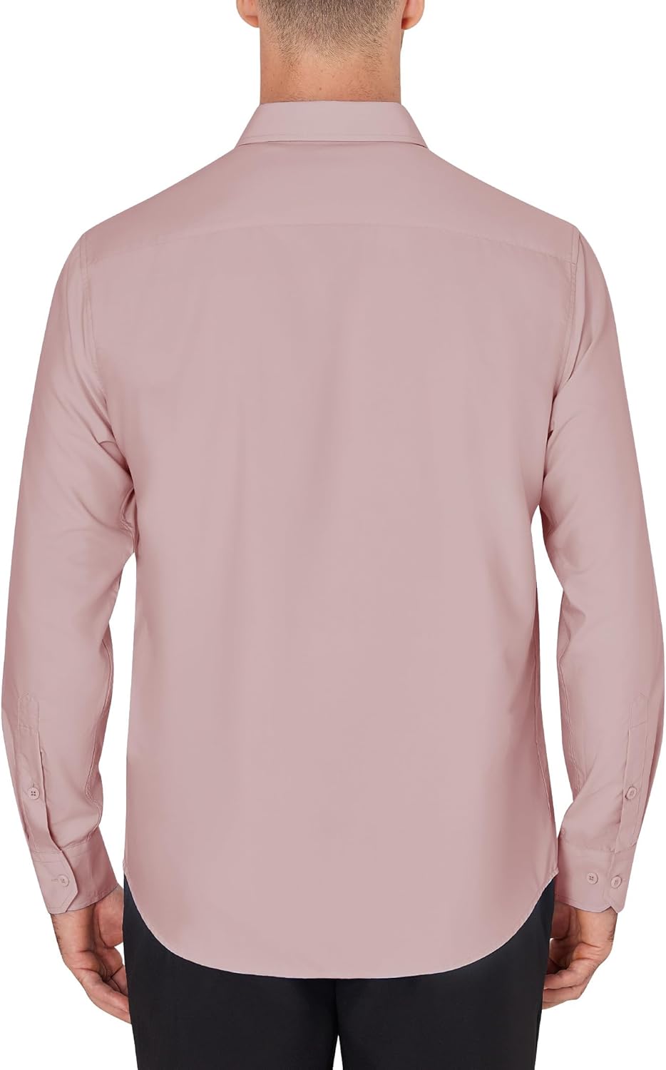 Men's Dress Shirts Wrinkle Free Long Sleeve Formal Shirt Solid Button Down Shirt - Picture 122 of 126