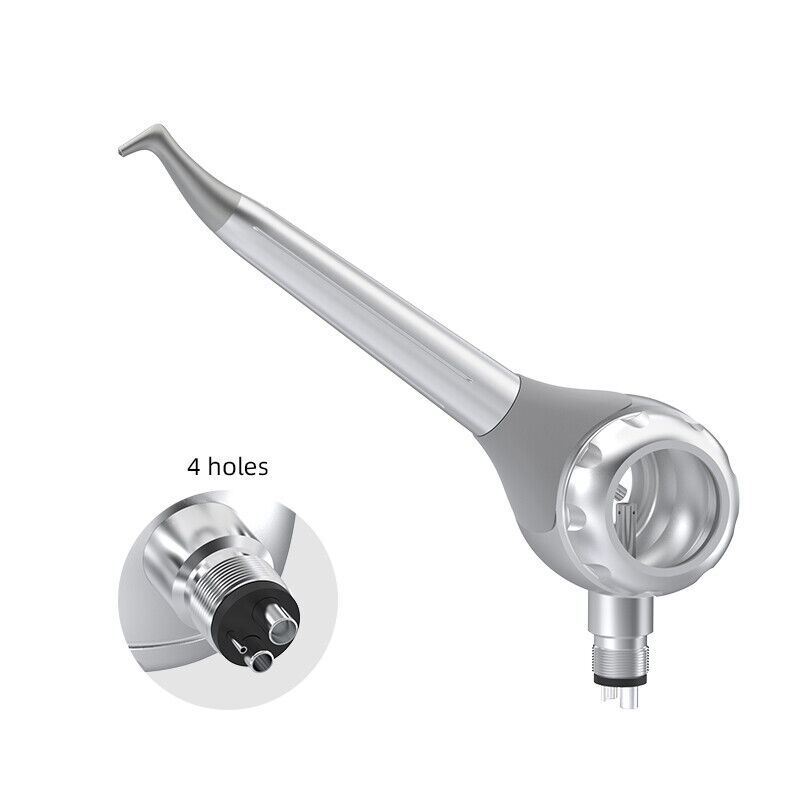 Dental Sandblasting Gun Air Polisher Prophy Jet Powered Polishing Pen 2/4 Holes