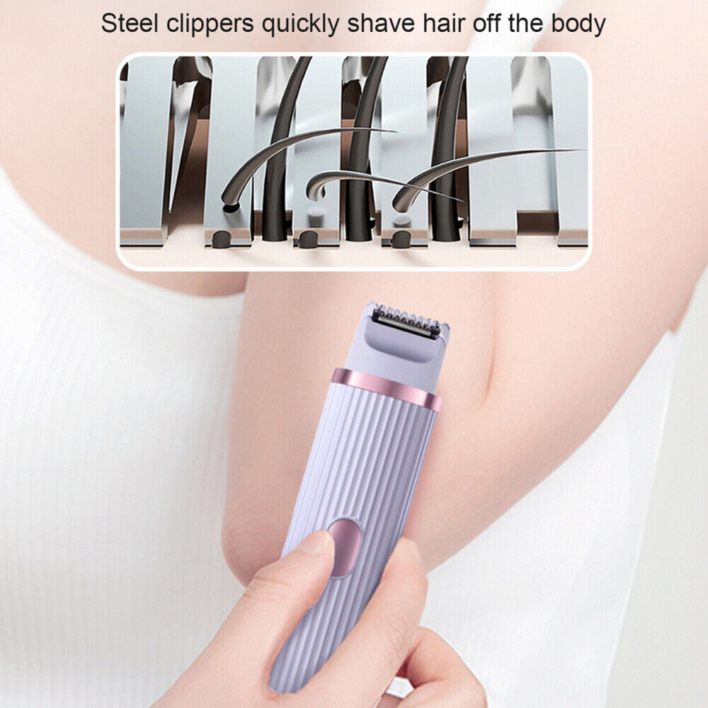 Painless Intimate Women's Trimmer Women Wet &Dry Electric Shaver for Private - Picture 5 of 16