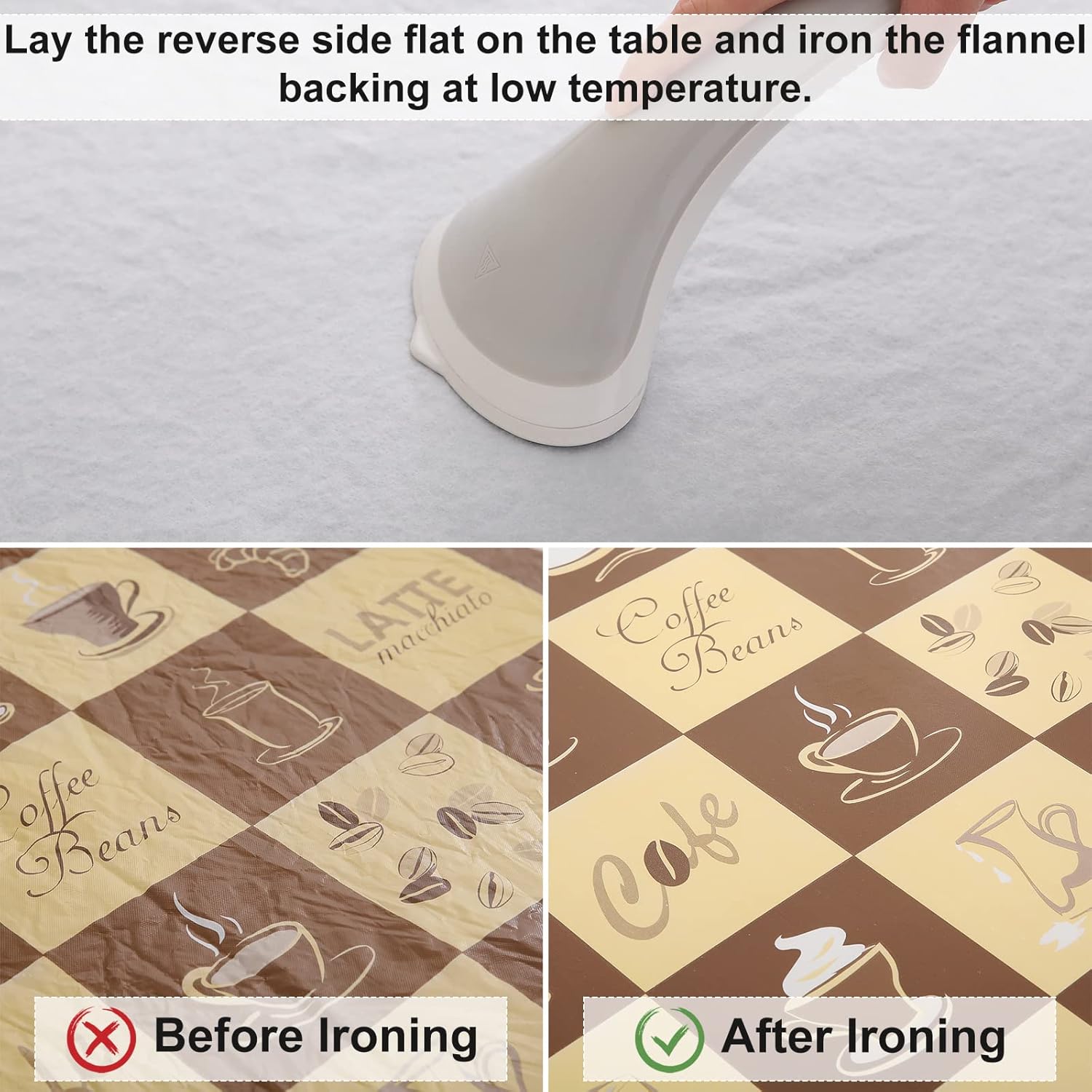 Round Fitted Tablecloth Elastic Edge Waterproof Oil Proof Plastic Table Cover - Picture 48 of 270