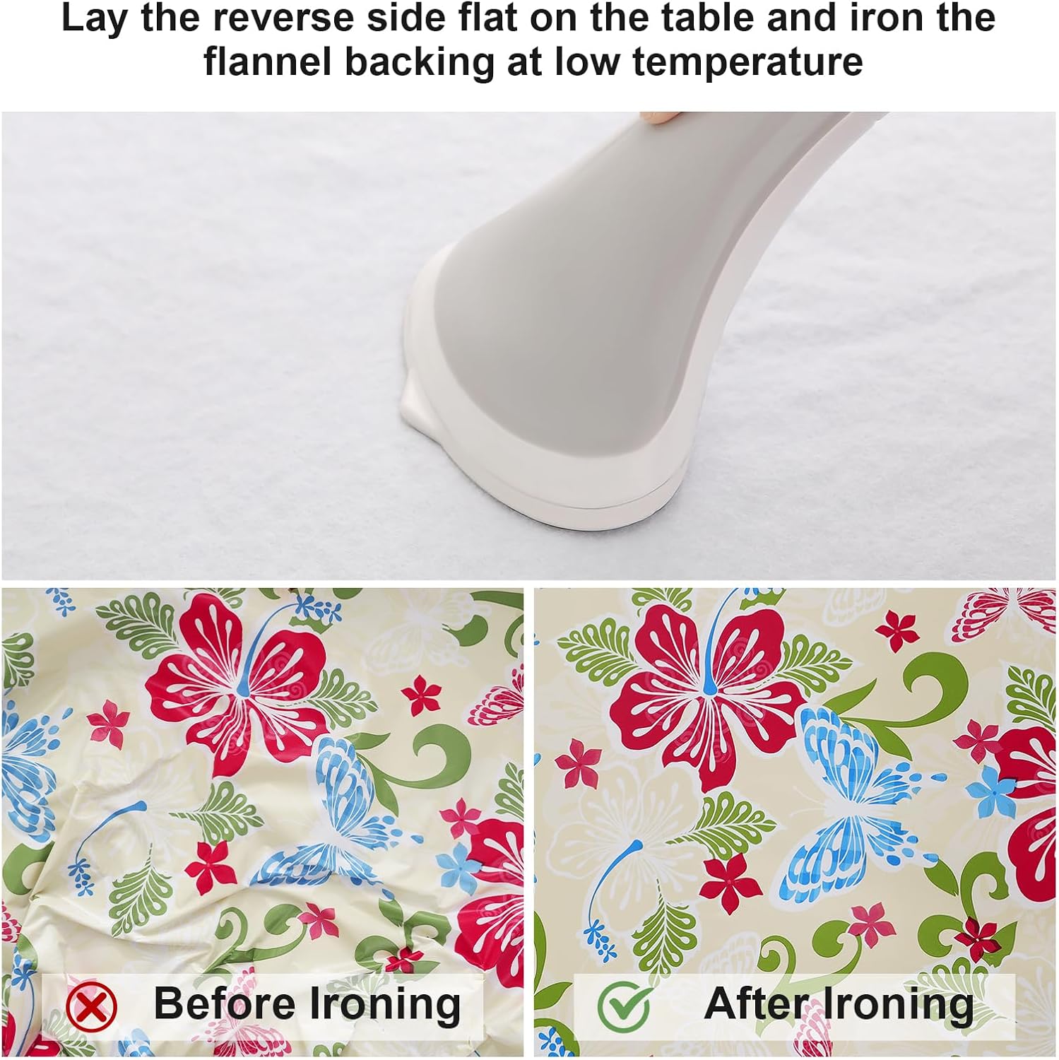 Round Fitted Tablecloth Elastic Edge Waterproof Oil Proof Plastic Table Cover - Picture 86 of 270
