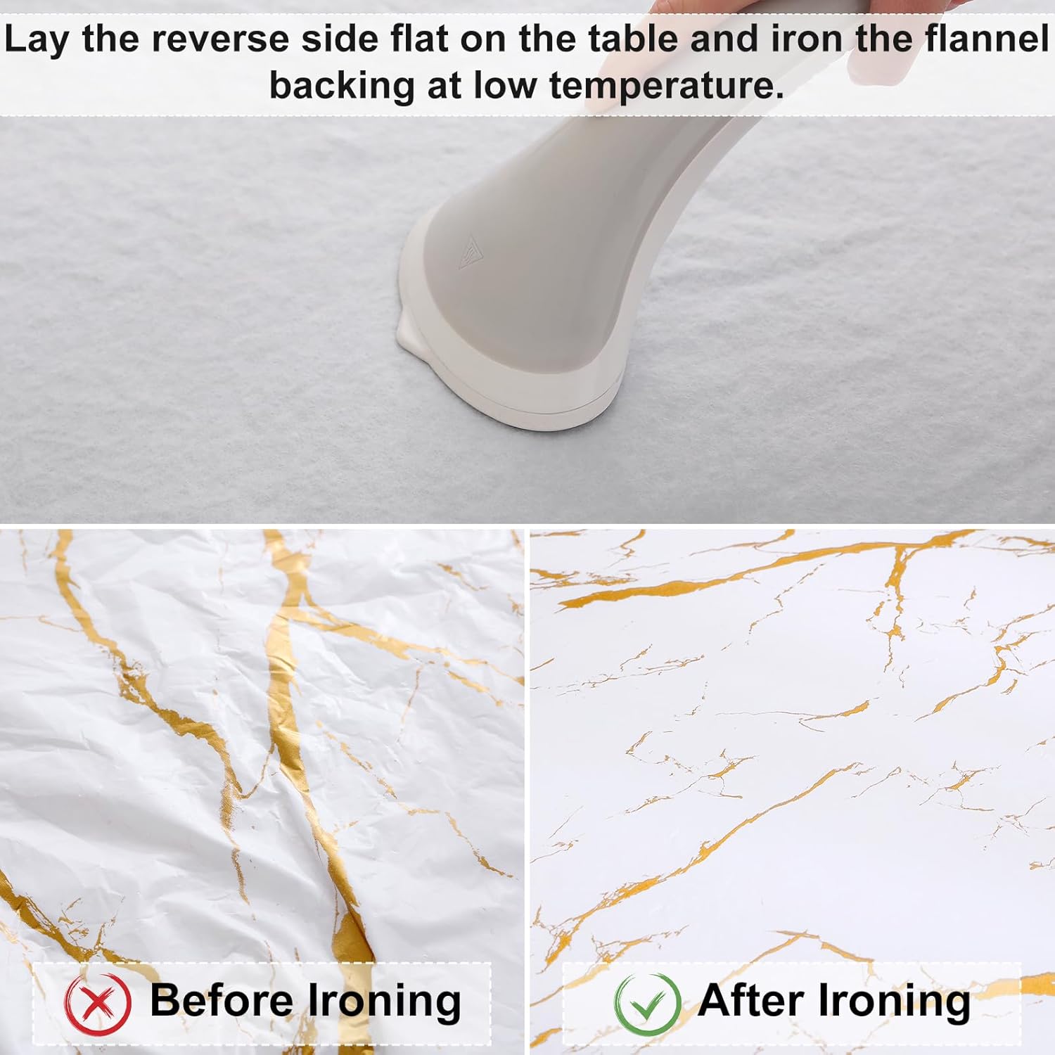 Round Fitted Tablecloth Elastic Edge Waterproof Oil Proof Plastic Table Cover - Picture 200 of 270
