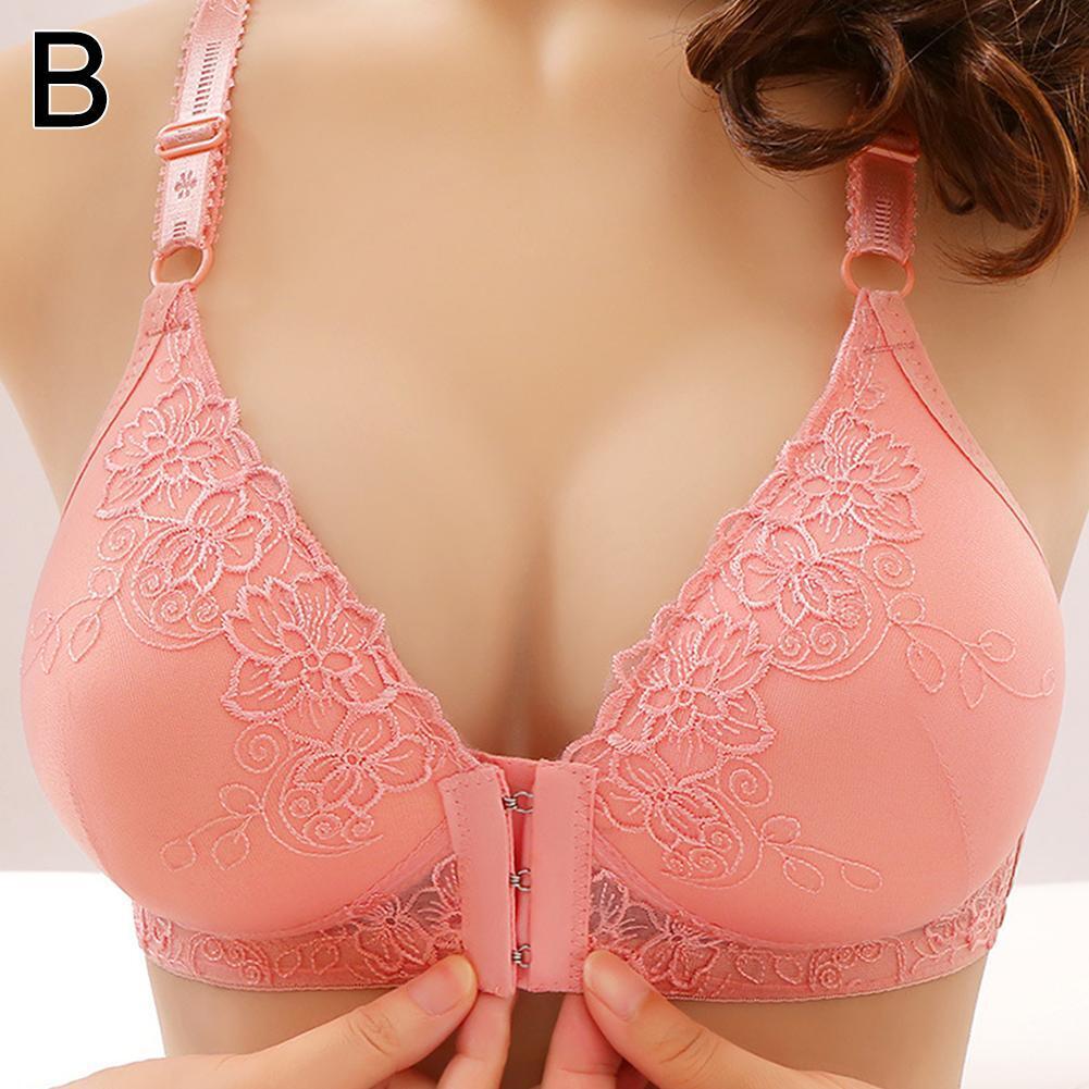 Bras for Senior Women Charm Bra Front Snaps Comfortable Full Coverage Bra - Picture 24 of 26