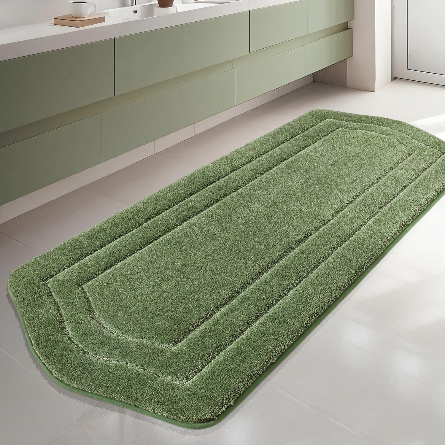 Extra Thick Anti-Slip Bath Rug Set Plush Shaggy Polyester Bathroom Bedroom Mats - Picture 25 of 35
