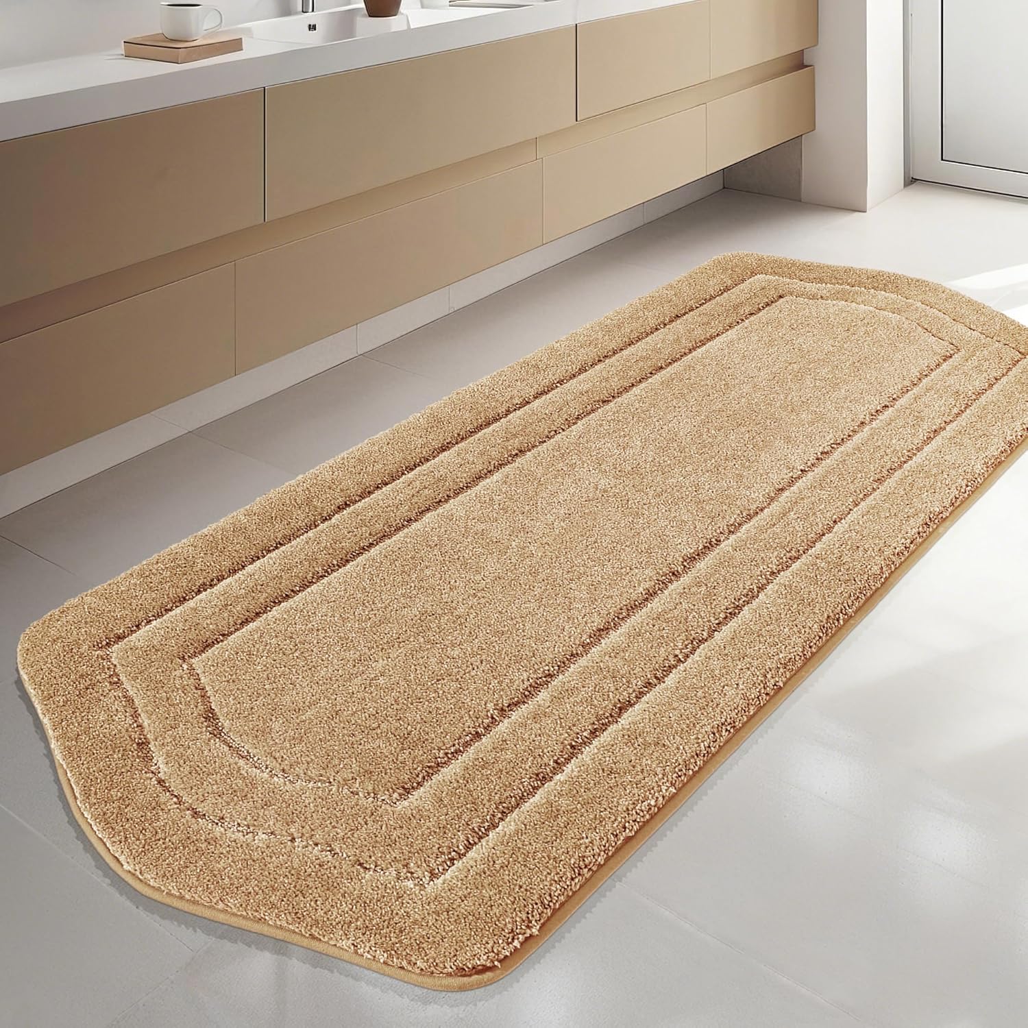 Extra Thick Anti-Slip Bath Rug Set Plush Shaggy Polyester Bathroom Bedroom Mats - Picture 26 of 35